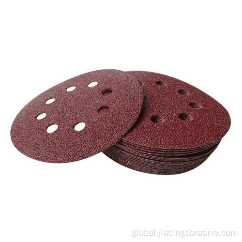 5inch 8 hole sanding disc 225mm sanding discs abrasives paper aluminum oxid Manufactory